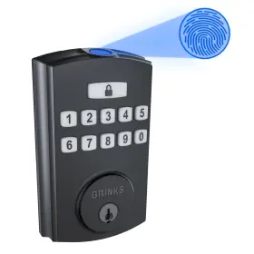 4392-122 Brinks Security Door Locks High-security Keyless Entry Smart Elec... Fast Ship