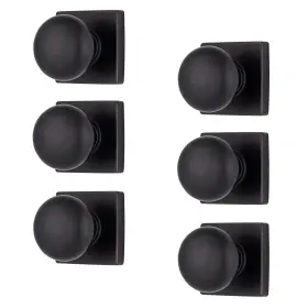 E2426-150-6a Brinks Contemporary Passage Ball Door Knob Modern Lock 6 Pack Tuscan Bronze