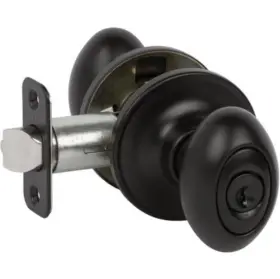 100t-ca-us-19 Callan 100t-ca-us19 Single Cylinder Keyed Entry Knob Set - Black