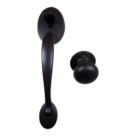 Cahdl-400-co Callan New In Box Concord Single Cylinder Entrance Handleset With Saxon Knob