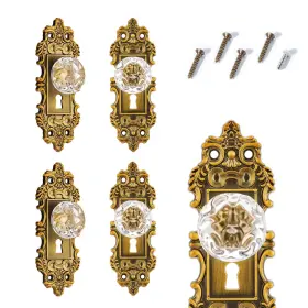 Ceymio 635408118431 5.5 Inch Height Vintage Dummy 4 Pack Antique Brass Note The Size