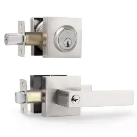 Cd-8605 Cielsa Dawn Df Exterior Door Lock Set With Deadbolt Satin Nickel 1 Pack