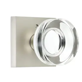 Coolnews 653854339934 Crystal Door Knobs Brushed Nickel Interior Privacy With