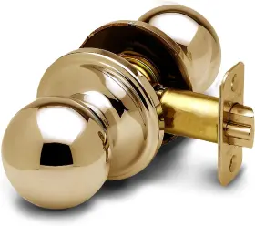 Bk2090pb Copper Creek Dummy Interior Door Knob Ansi Grade-3 1 Pack Polished Brass