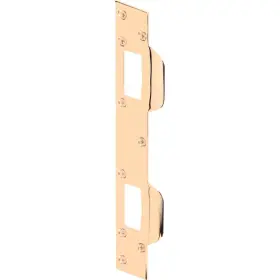 U-9480 Defender Security 5-1/2 Inch Brass Combination Door Strike U 9480