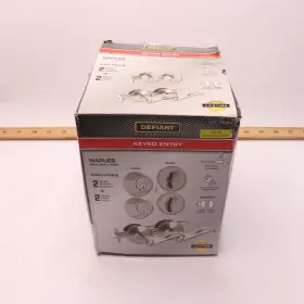 1007 Defiant 050134005174 Naples Single Cylinder Project Pack Satin Nickel 789 928