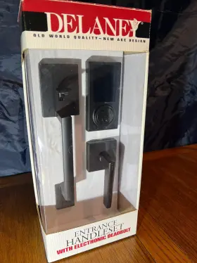 430-av Delaney Entrance Handleset With Electronic Deadbolt