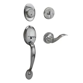 779066 Design House Springdale Sectional Single Cylinder Keyed - Chrome