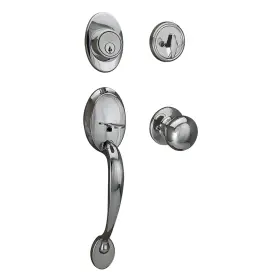 779074 Design House Coventry Sectional Single Cylinder Keyed - Chrome