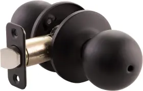 779108 Design House Ball Privacy Door Knob In Matte Black