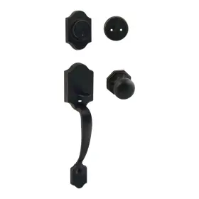 33-7244-v Designers Impressions Oil Rubbed Bronze Entry Handleset With Stanton Door Knob