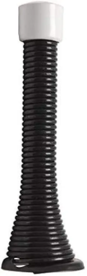 6007 Designers Impressions 609595757636 Oil Rubbed Bronze Spring Door Stop With Rubber Bumper