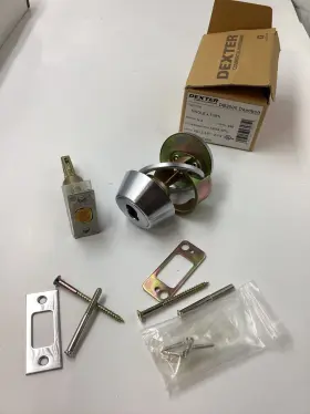 Db2000 Dexter Commercial Hardware Single Cylinder X Turn Deadbolt Chrome