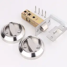 Eb001 Dixiao 304 Stainless Steel Round Hidden Recessed Cup Door Lock Doorknobs Locker