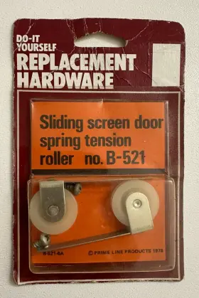 B-521 Do-it Yourself Sliding Screen Door Spring Tension Replacement Hardware