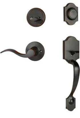 Den-her-405-12pr Dynasty Hardware Denver Front Door Dummy Handleset Heritage Lev