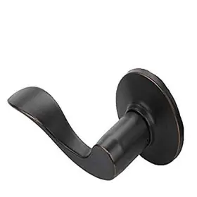 Her-78-12p-lh Dynasty Hardware Heritage Individual Dummy Lever Aged Oil Rubb