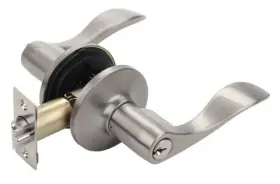 V-her-00-us15 Dynasty Hardware Heritage Lever Keyed Entry Set Satin Nickel