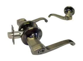Ebd-835ab-et Ebuilderdirect 8 Pack Antique Brass Entry Entrance Lock Door Lever Handle Knob Keyed Alike