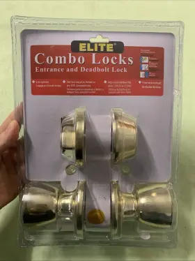 7301pb Elite 946851811392 Combo Locks 6711 Entrance And Deadbolt
