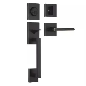 Emoderndecor 445032738744 Cozyblock Arch Lever Oil Rubbed Bronze Single Door Handleset With Cylinder