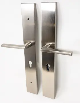 1l1r51us4 Emtek Brass Modern Configuration 5 Keyed Entry Multi Point Trim Satin Nickel