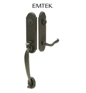 4313us10b Emtek Richmond Single Cylinder Keyed Entry Brass Modern Handleset