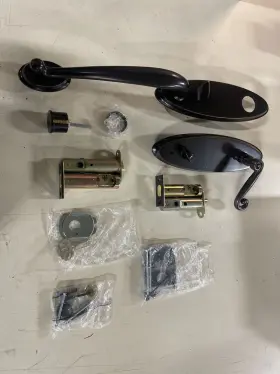 4411us10b Emtek Marietta Single Cylinder Entry Handleset - Oil Rubbed Bronze