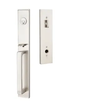 4819hlorhus15 Emtek Lausanne Handleset Helios Lever Rh Single Cylinder Satin Nickel - Read