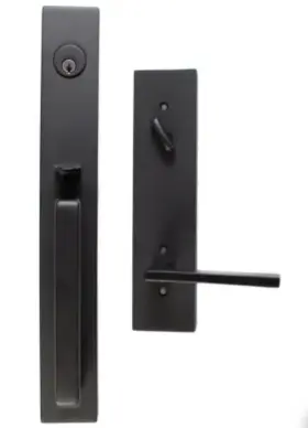 4819hlorhus19 Emtek Lausanne Single Cylinder Keyed Entry Handleset Contemporary