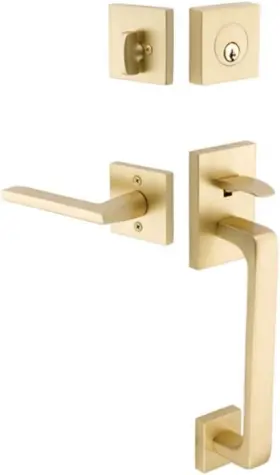 4820hlous4rh Emtek Baden Right Hand Single Cylinder Keyed Entry Brass Handleset W Lever