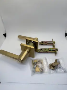 5122hlous4lh Emtek Helios Left Handed Single Cylinder Keyed Entry Door Lever Set