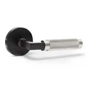 Explore Hardware 628693630238 Barcelona Model Solid Brass Lever Bed And Bath Privacy Door Lock Matte Black W