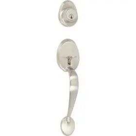 400-ma Ez-set 240700 Single Cylinder Keyed Entry Handleset With Interior Knob Or