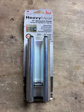 405bk12 Fenix New Heavy Metal Steel Security Hasp Deep Channel 6 Inch