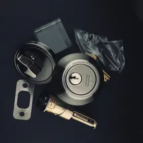Ftsscdbus15a Fortis Deadbolt Antique Nickel - Lasting Strength And Durability Beautiful Finish