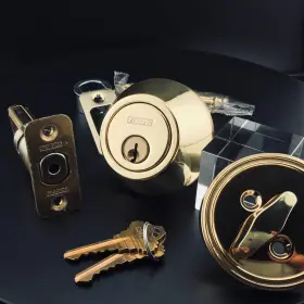 Ftsscdbus3 Fortis Deadbolt Bright Brass Us3 - Lasting Strength And Durability Beautiful Finish