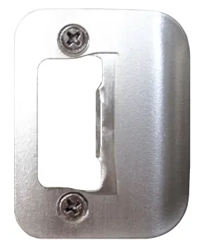 Gsp-0 Gator Strike Plates Fba Door Latch Restorer - Plate Satin Nickel