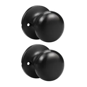 Us10-608xxbkdm-2pack Gobekor 2 Pack Single Dummy Door Knobs Matte Black Interior For F