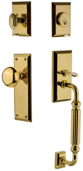 805658 Grandeur Favfav Eset 238 Fg Fifth Avenue Solid Brass Rose Keyed -