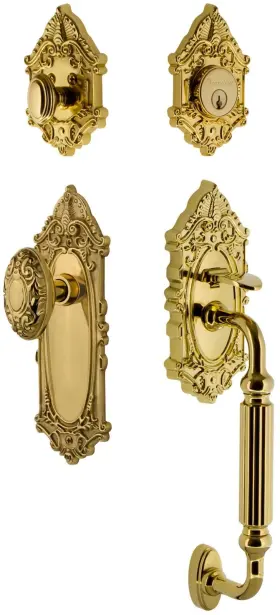 805793 Grandeur Gvcgvc Eset 238 Fg Grande Victorian Solid Brass Rose -