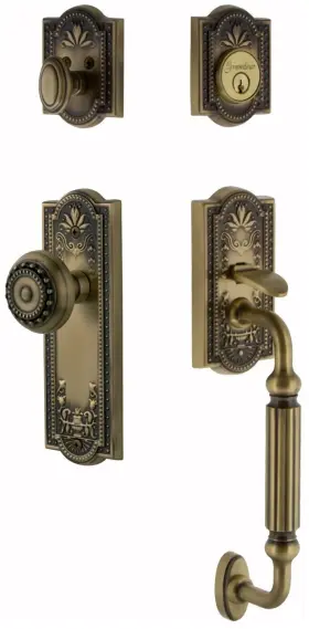 819702 Grandeur Parpar Eset 234 Fg Parthenon Solid Brass Sectional -