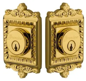 824315 Grandeur Winwin Dblcyl 238 Windsor Solid Brass Rose Keyed Entry -