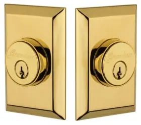 825405 Grandeur Favfav Dblcyl 238 Fifth Avenue Solid Brass Keyed Entry -