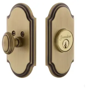 825942 Grandeur Arcarc Sngcyl 238 Arc Solid Brass Single Cylinder -