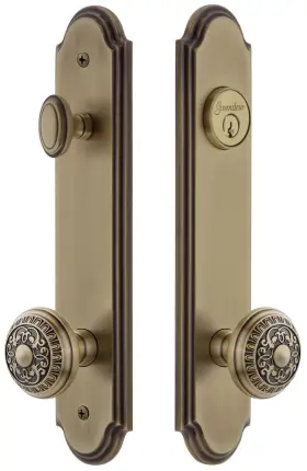 839849 Grandeur Arcwin Tp Eset 238 Arc Solid Brass Tall Plate Single -