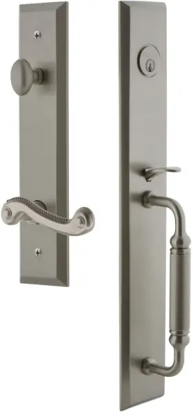 843268 Grandeur Favcgrnew Eset 234 Lh Fifth Avenue Solid Brass Rose Left - Nickel