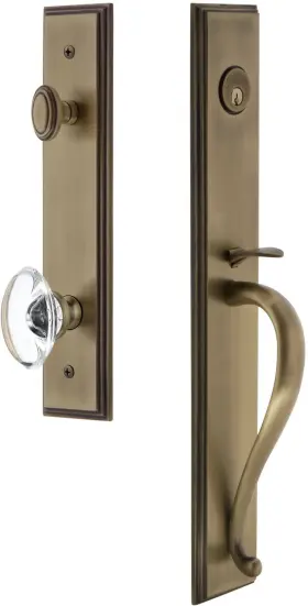 845386 Grandeur Carsgrpro Eset 234 Carre Solid Brass Rose Keyed Entry -