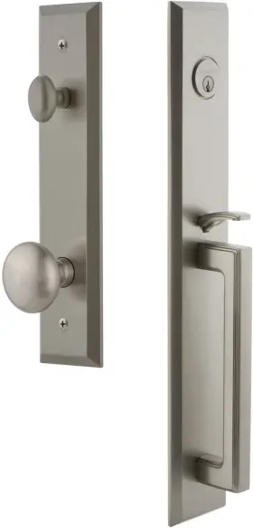 846145 Grandeur Favdgrfav Eset 238 Fifth Avenue Solid Brass Rose Keyed - Nickel
