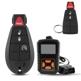 Gq4-obd2 Gzxnkey Gq4-53t Car Remote Key Fob Replacement Kit For Dodge Ram 1500 2013 2014 2015